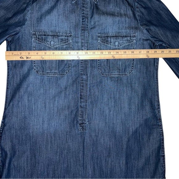 White House Black Market Chambray Dress size 8 - Picture 7 of 9